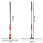 Cleaning Brush Long Handle Telescopic Magic Broom Silicone Floor Wiper Squeegee Strip Window Glass Household Bathroom Sweeping